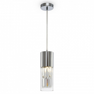 Светильник подвесной Modern, Wonderland, 1 лампа, Ø10х30 см, хром