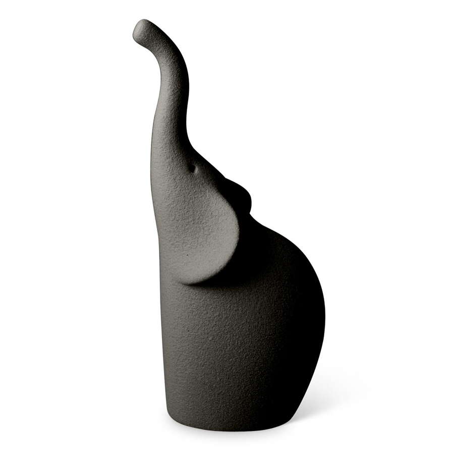 Изображение товара Фигура декоративная Elefante, 7x6x16 см, темно-серая