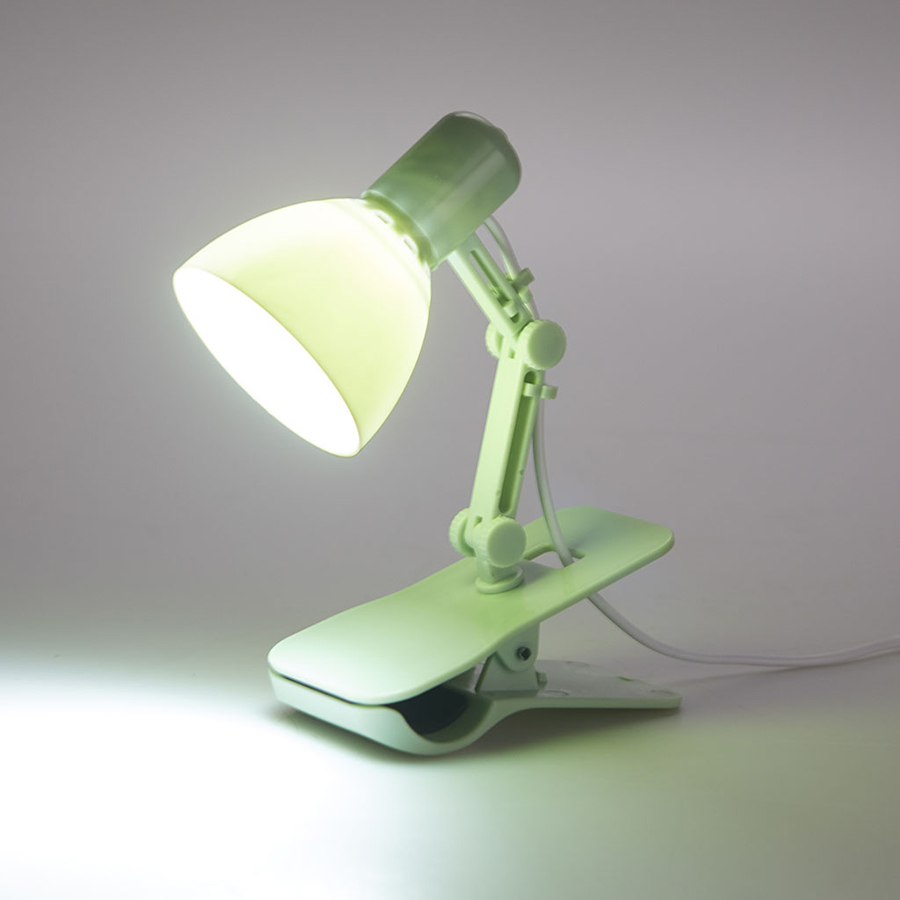 Изображение товара Лампа для чтения Clamp, 10x6x17,5 см, зеленая