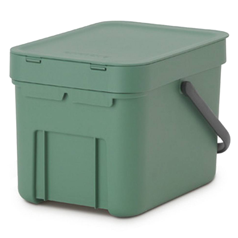 Изображение товара Бак для мусора Brabantia, Sort&Go, 6 л, темно-зеленый
