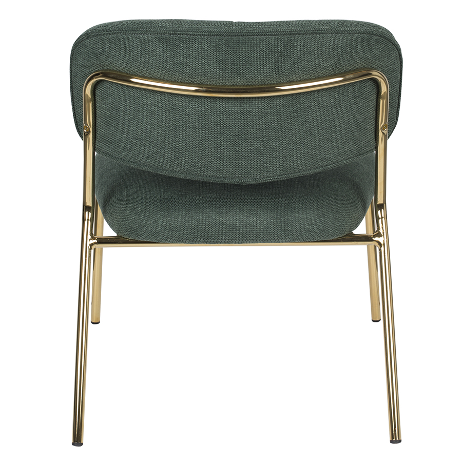 Изображение товара Лаунж-кресло White label living, Jolien, 56х60х68 см, темно-зеленое