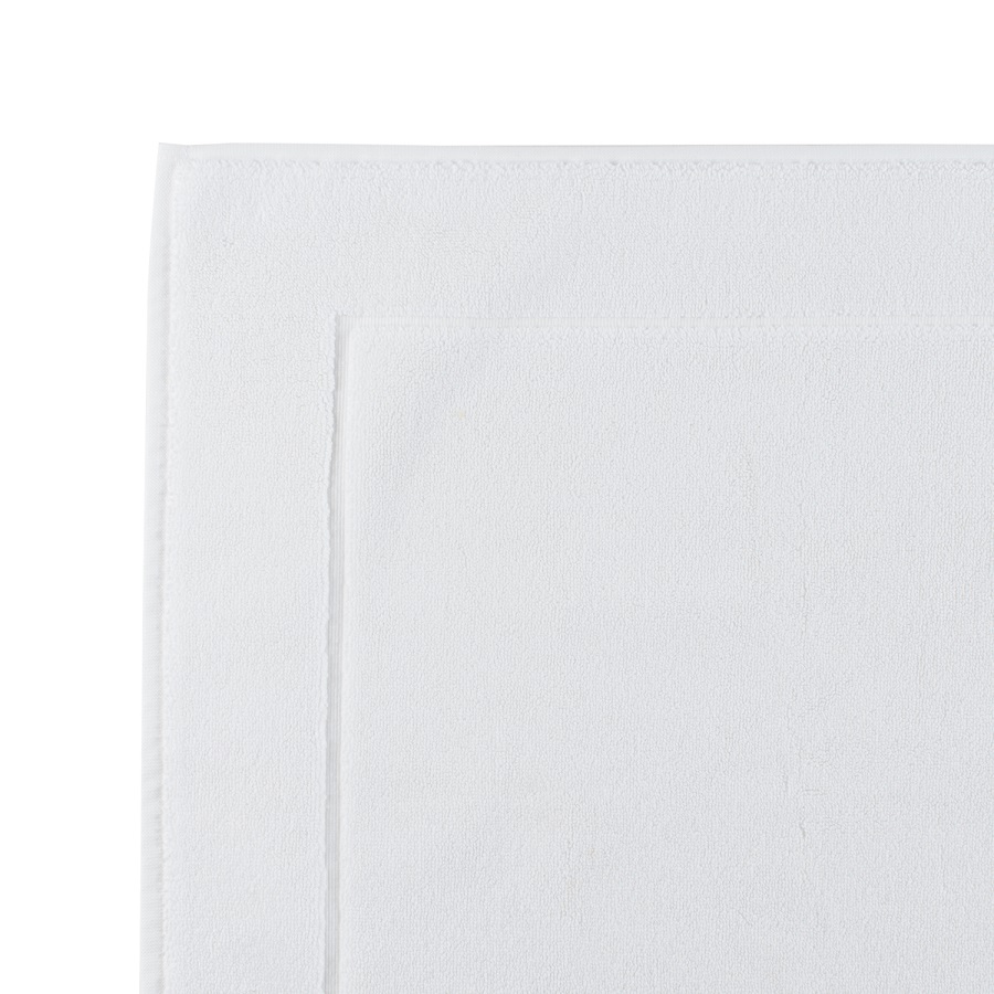 Изображение товара Коврик для ванной белого цвета из коллекции Essential, 50х80 см