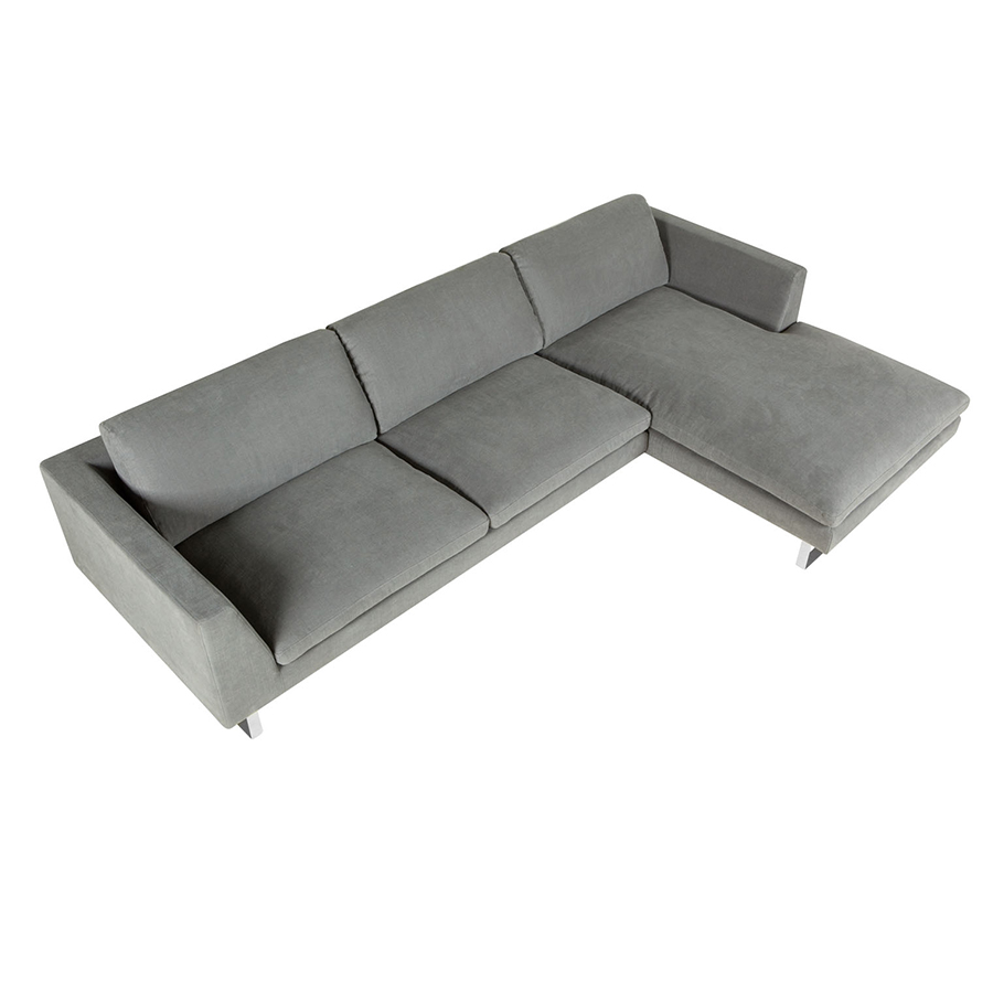 Изображение товара Угловой диван правый TOKYO серый
