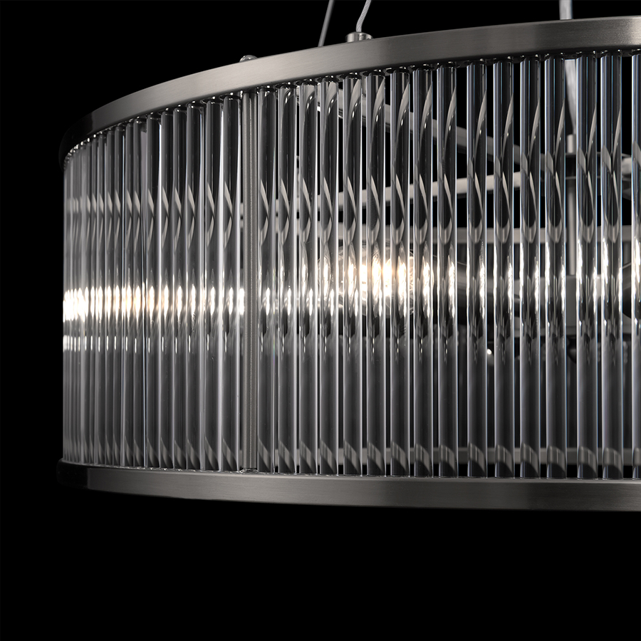 Изображение товара Светильник подвесной Modern, 8 ламп, Ø55х120 см, никель