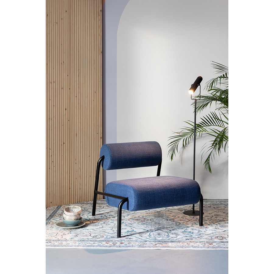 Изображение товара Лаунж-кресло Zuiver, Lekima, 87x93x70 см, темно-голубое