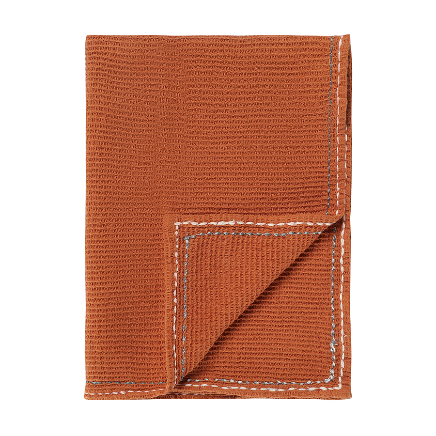 Изображение товара Набор вафельных полотенец с декоративной строчкой из коллекции Essential, 50х70 см