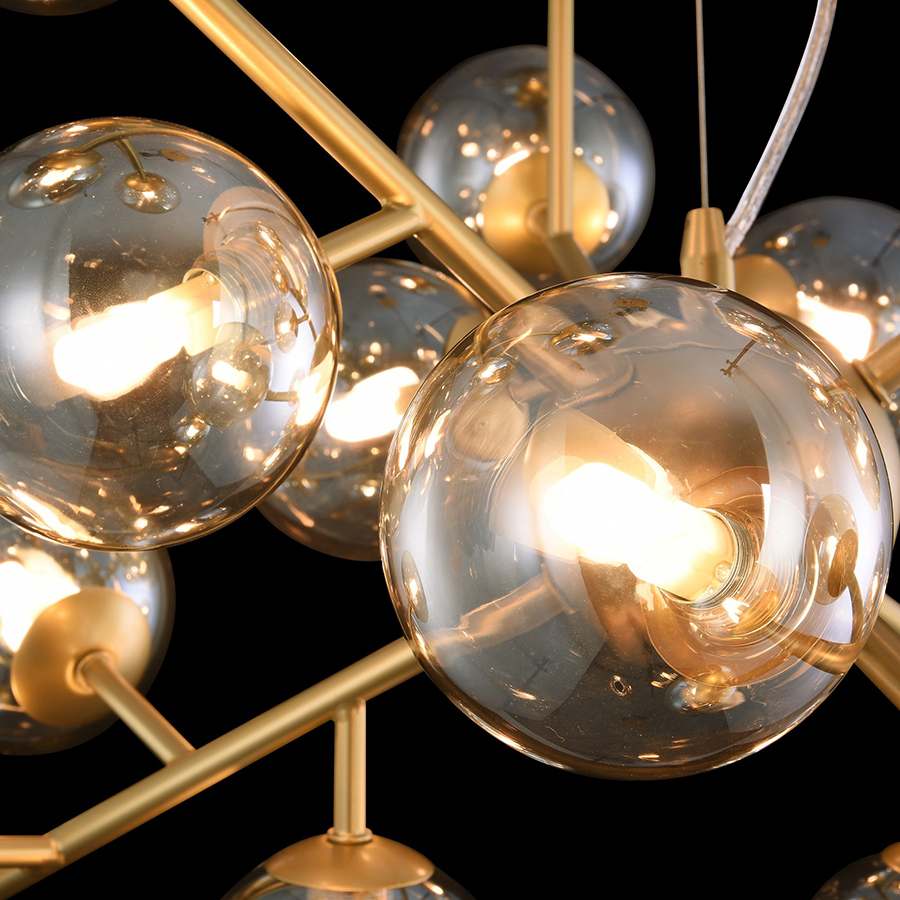 Изображение товара Светильник подвесной Modern, Dallas, 24 лампы, Ø65х40 см, золото