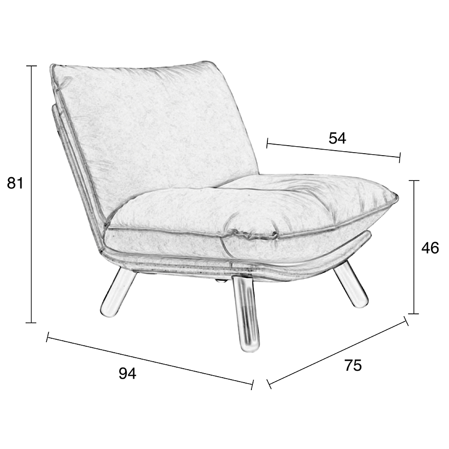 Кресло поворотное Lounge Chair