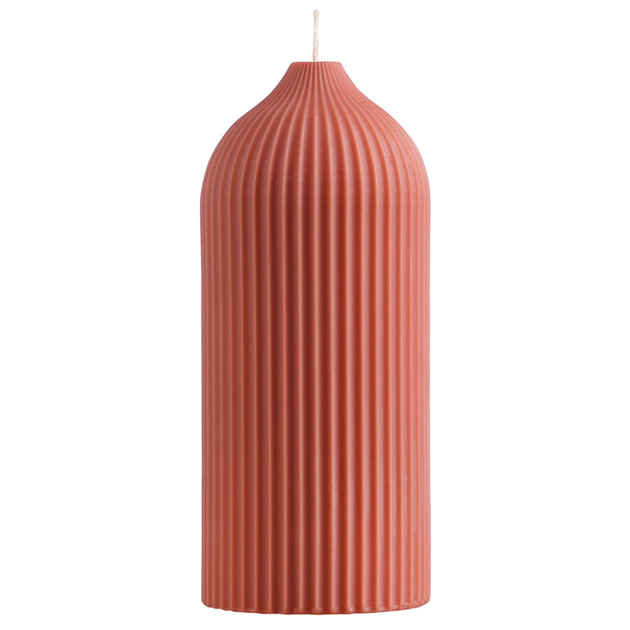 Изображение товара Свеча декоративная терракотового цвета из коллекции Edge, 16,5 см