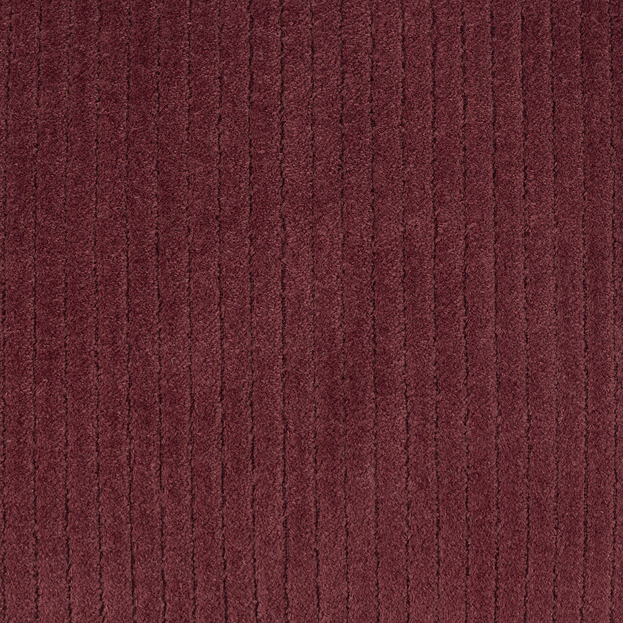 Изображение товара Чехол на подушку фактурный из хлопкового бархата бордового цвета  из коллекции Essential, 45х45 см