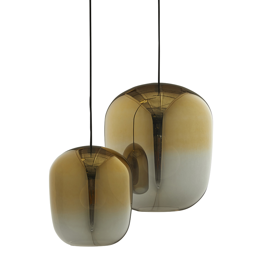 Изображение товара Лампа подвесная Ombre, 41,5хØ35 см, стекло, золото