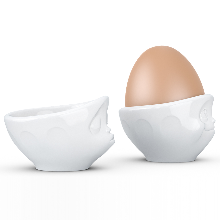 Изображение товара Набор подставок для яиц Tassen Kissing & Dreamy, 2 шт, белый