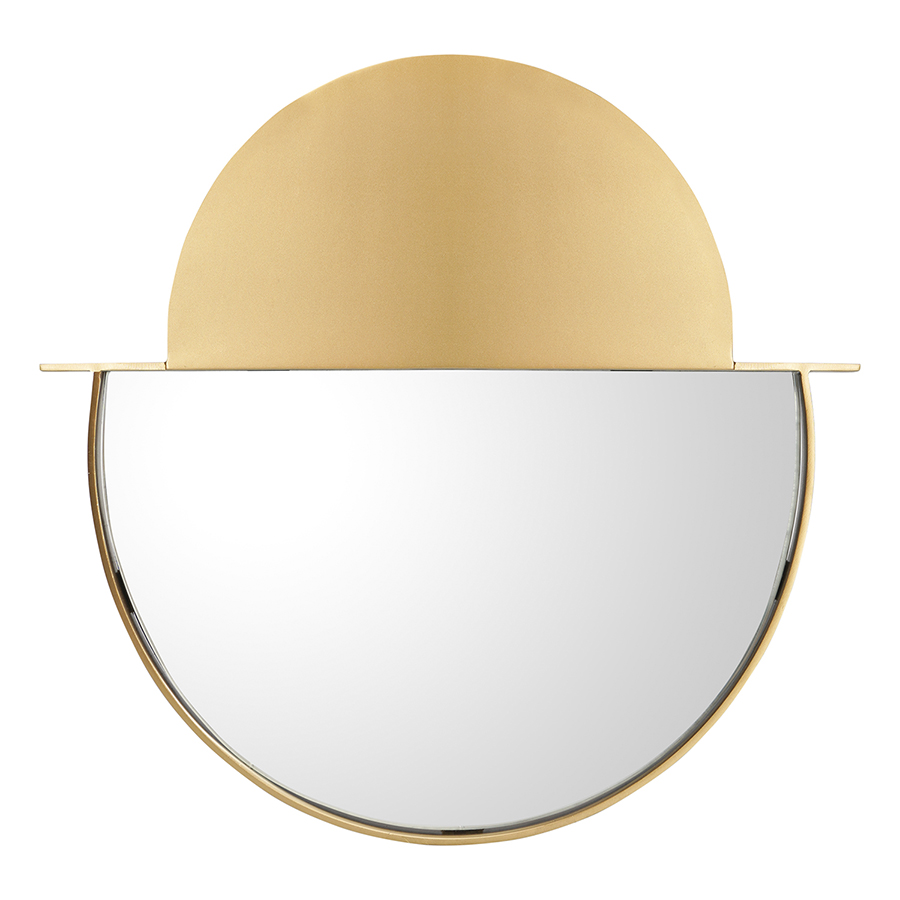 Изображение товара Зеркало настенное Halver, 48х46 см, золотое