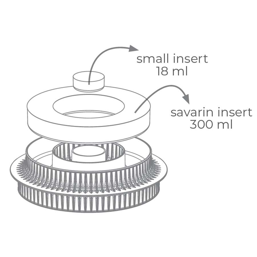 Изображение товара Форма для приготовления тортов и пирожных Multi-Inserto Round, ø20х5 см, силиконовая