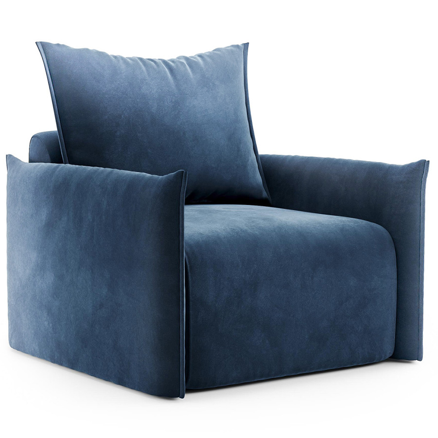 Изображение товара Кресло Floris, темно-синее