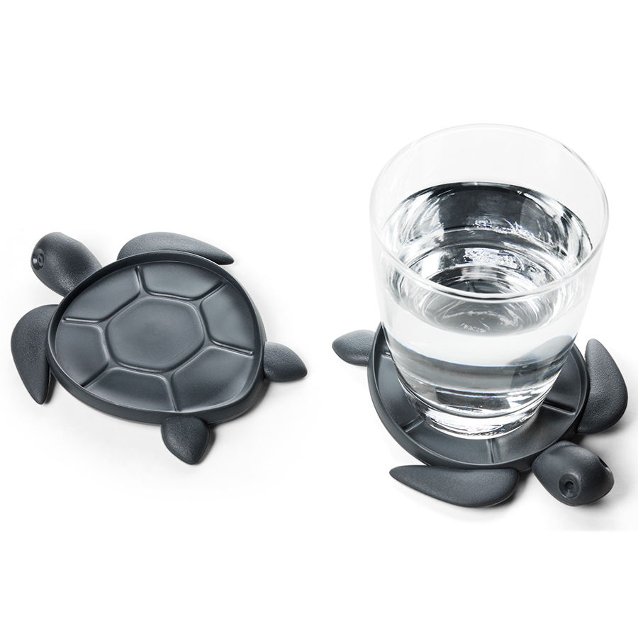 Изображение товара Подставка под стаканы Save Turtle, темно-серая