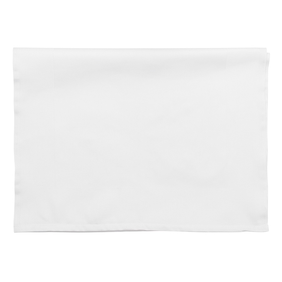 Изображение товара Дорожка на стол классическая белого цвета из хлопка из коллекции Essential, 53х150 см
