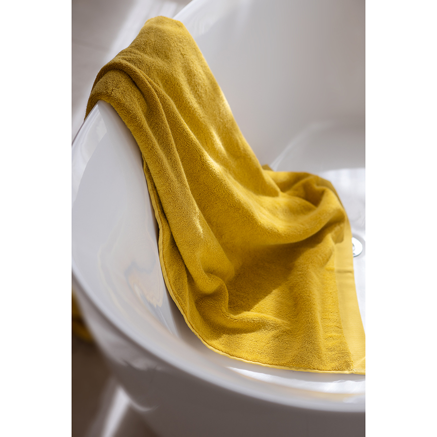 Изображение товара Полотенце банное горчичного цвета из коллекции Essential, 70х140 см