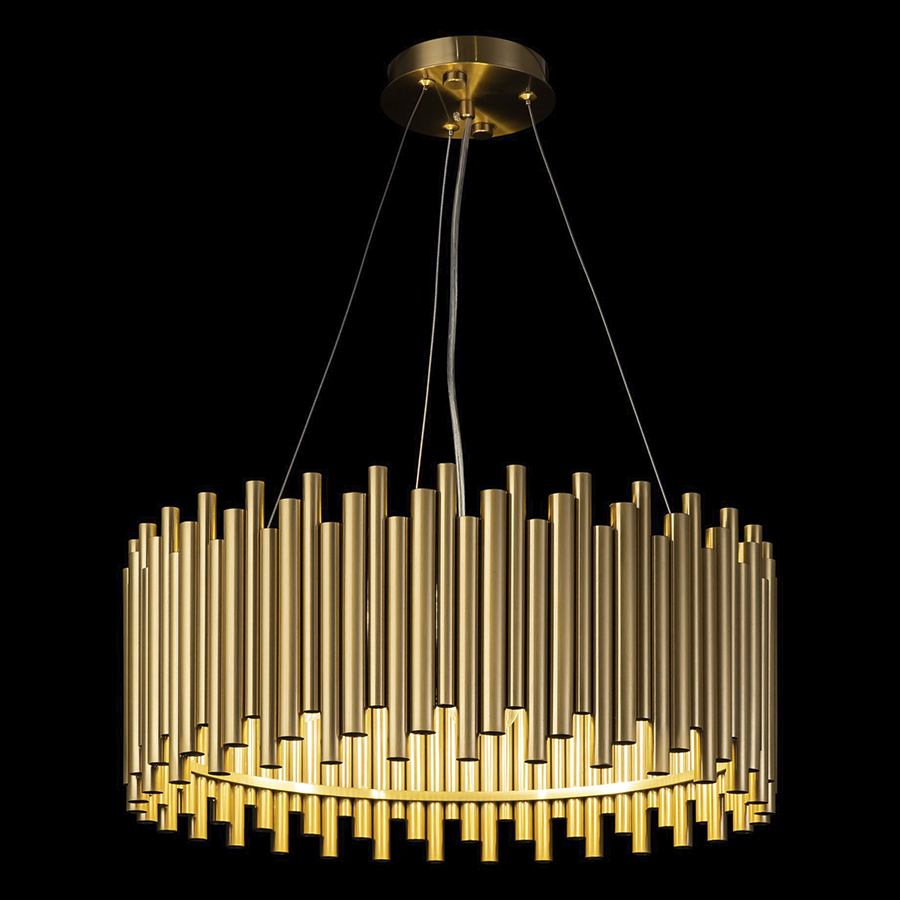 Изображение товара Светильник подвесной Modern, Coliseo, 6 ламп, 50х50х30 см, латунь
