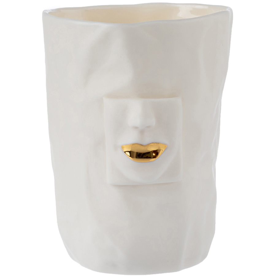 Изображение товара Стакан Золотые губы, 400 мл, белый