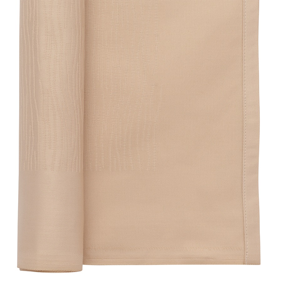 Изображение товара Салфетка сервировочная жаккардовая бежевого цвета из хлопка с вышивкой из коллекции Essential, 53х53 см