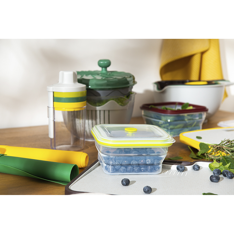 Изображение товара Спирализатор ручной для овощей Bland, 3 в 1, светло-серый/зеленый/салатовый/желтый