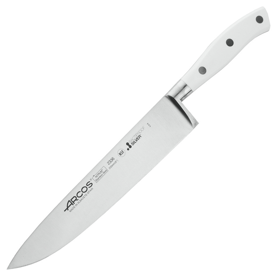 Изображение товара Нож кухонный Riviera Blanca, 20 см, белая рукоятка