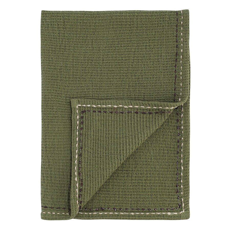 Изображение товара Набор вафельных полотенец с декоративной строчкой из коллекции Essential, 50х70 см