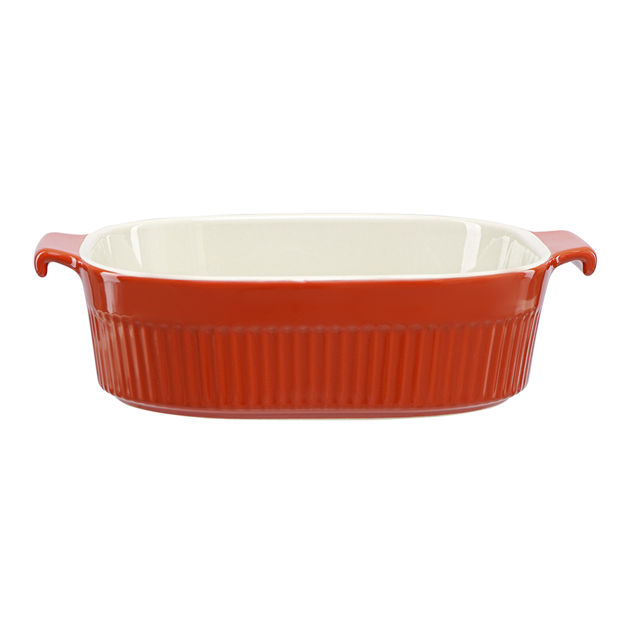Изображение товара Блюдо для запекания Soft Ripples, 26,2х22,6 см, красное