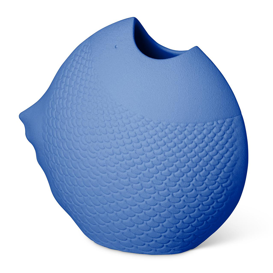 Изображение товара Ваза Pesce, 23 см, синяя
