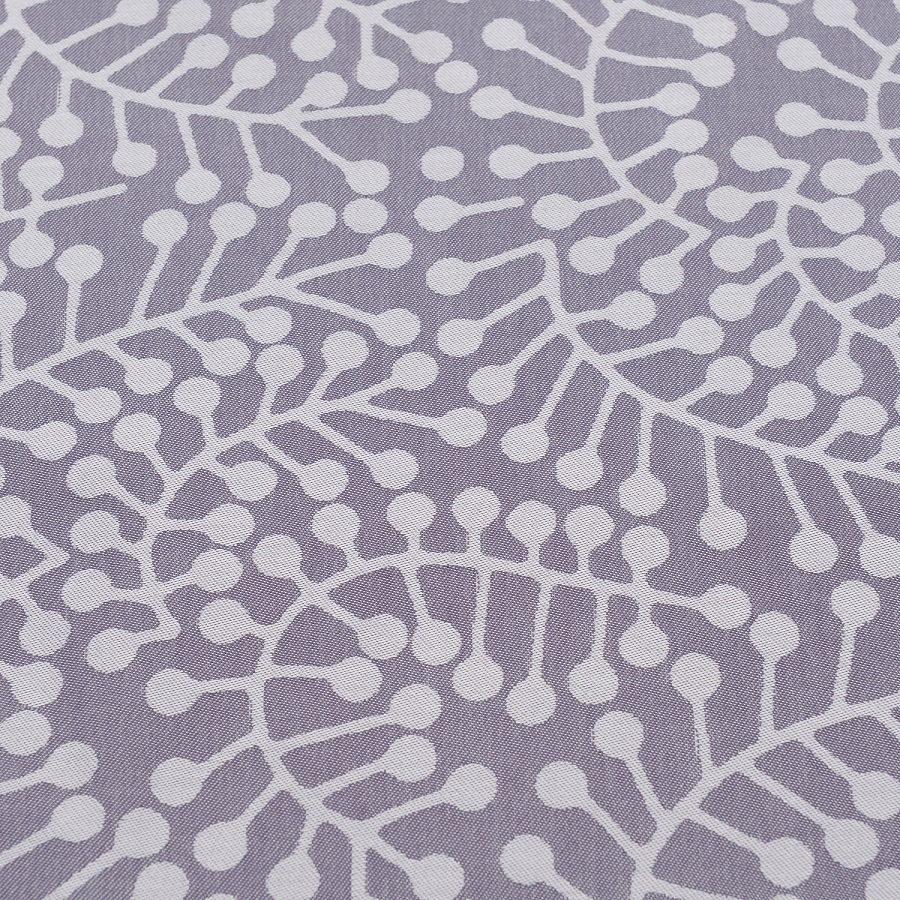 Изображение товара Скатерть из хлопка фиолетово-серого цвета с рисунком Спелая смородина, Scandinavian touch, 180х260см