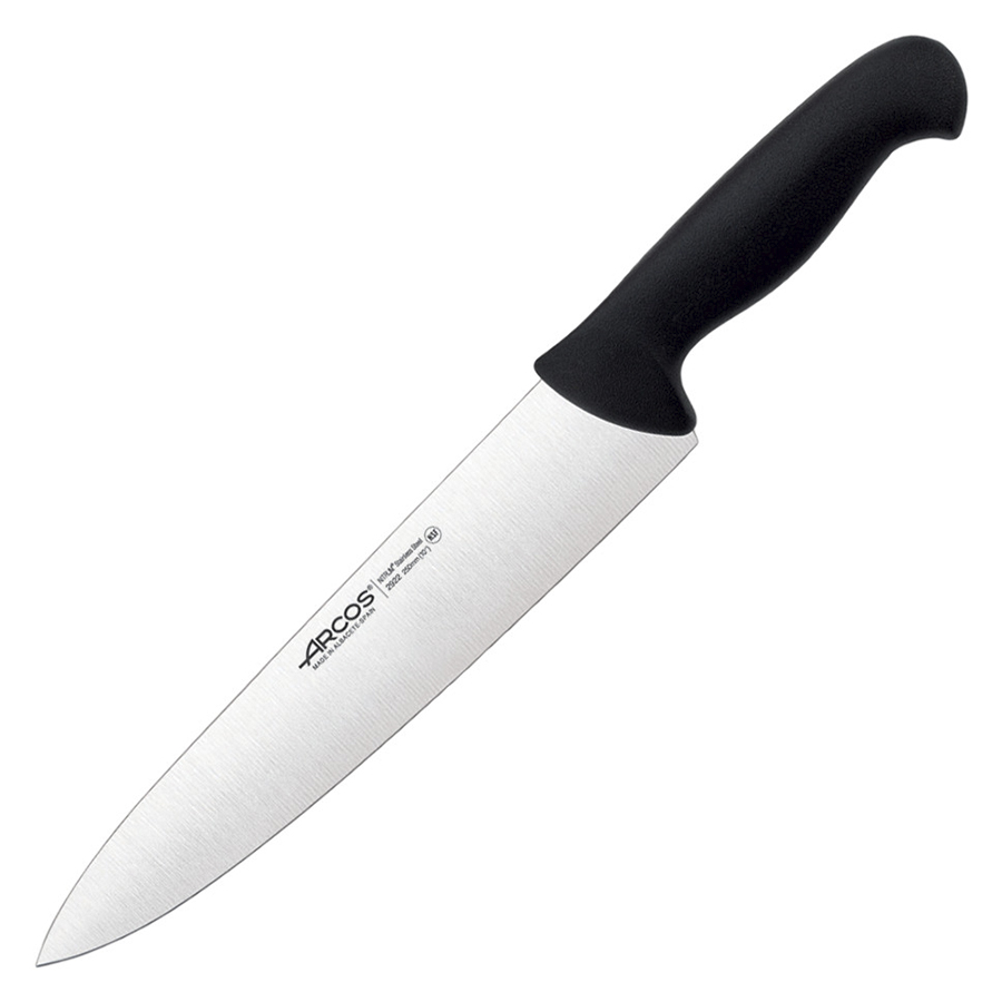 Изображение товара Нож кухонный 2900, Шеф, 25 см, черная рукоятка