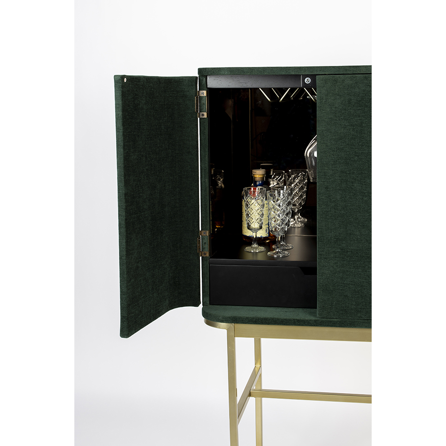 Изображение товара Шкаф барный Ava Morgana, 62х45х135 см, зеленый