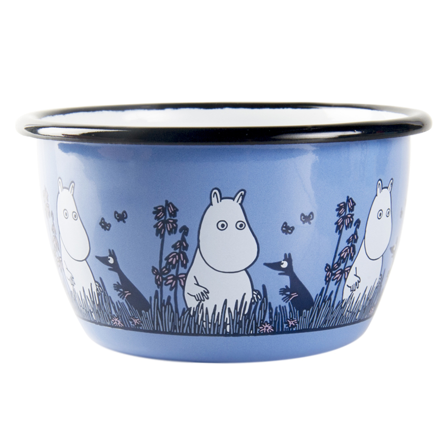 Изображение товара Чаша эмалированная Muurla Moomin Friends, 300 мл, голубая