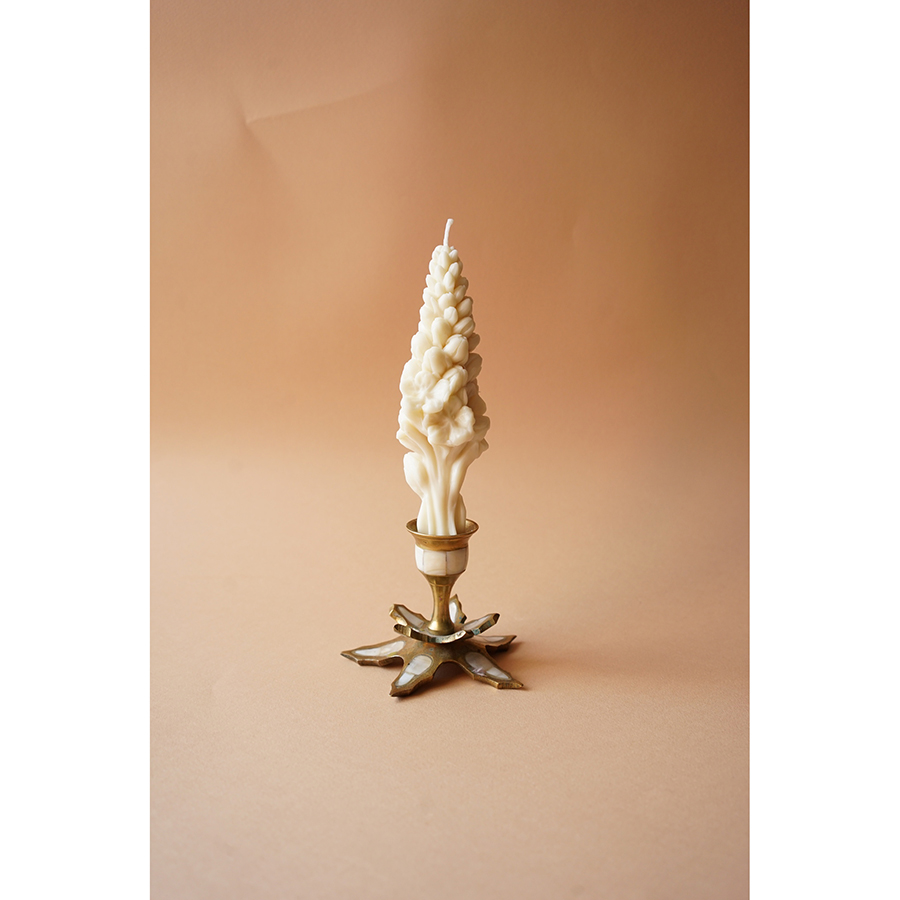 Изображение товара Свеча ароматическая Цветок, 16 см, белая