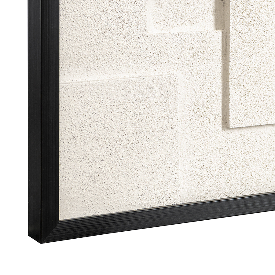 Изображение товара Панно декоративное с эффектом 3D Minimalism, с черной рамой, 60х60 см