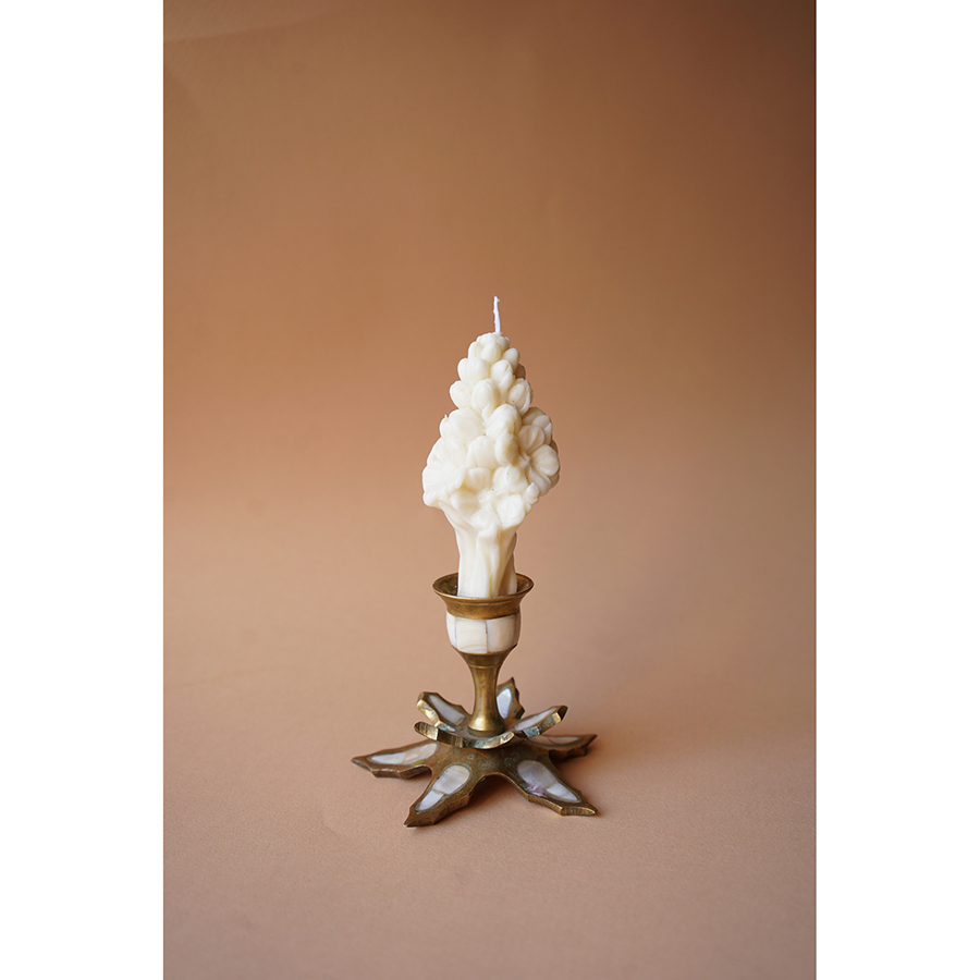 Изображение товара Свеча ароматическая Цветок, 11 см, белая