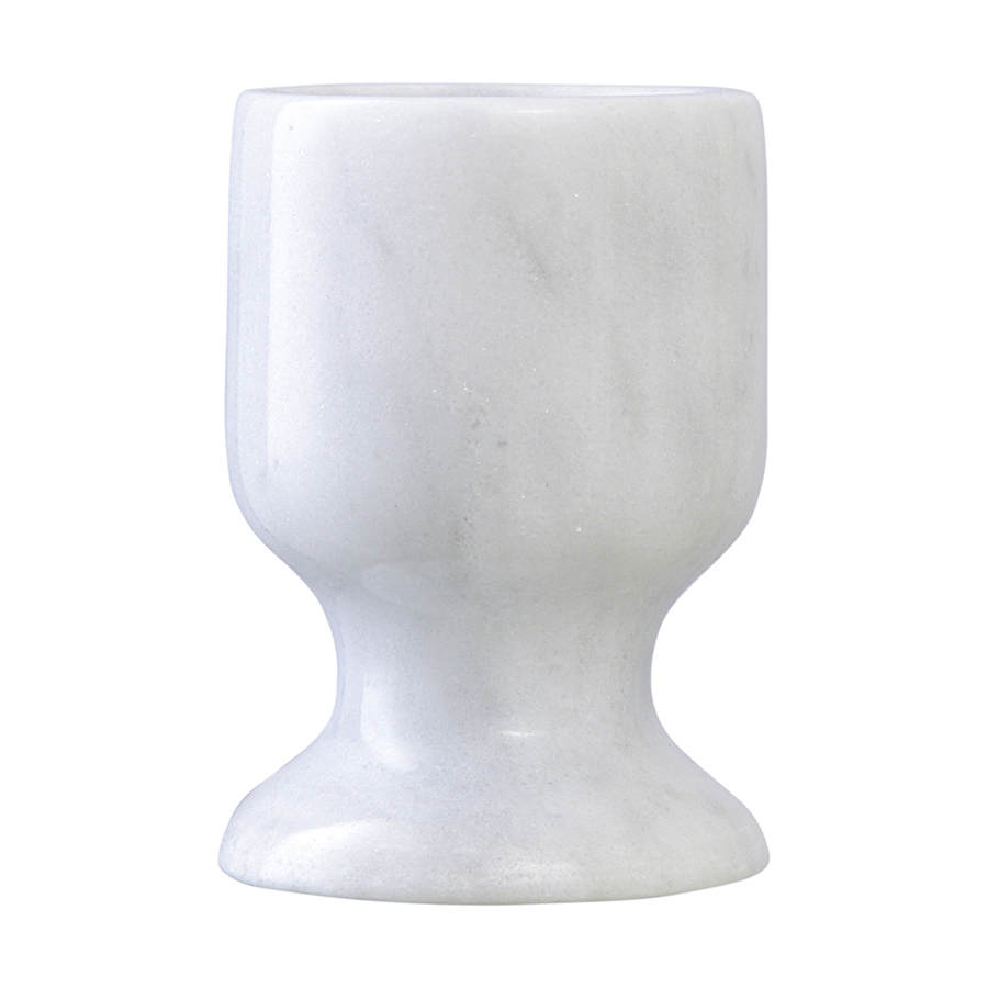 Изображение товара Набор подставок для яиц Marm, Ø5х7,4 см, белый мрамор, 2 шт.
