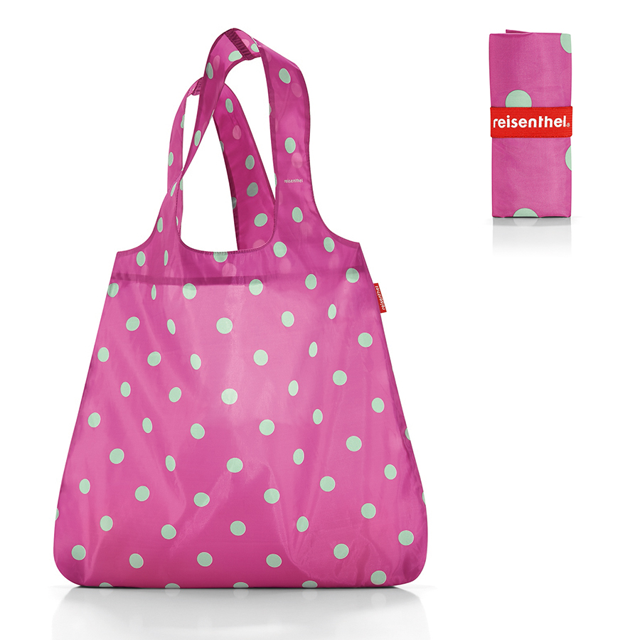 Изображение товара Сумка складная Mini maxi shopper magenta dots