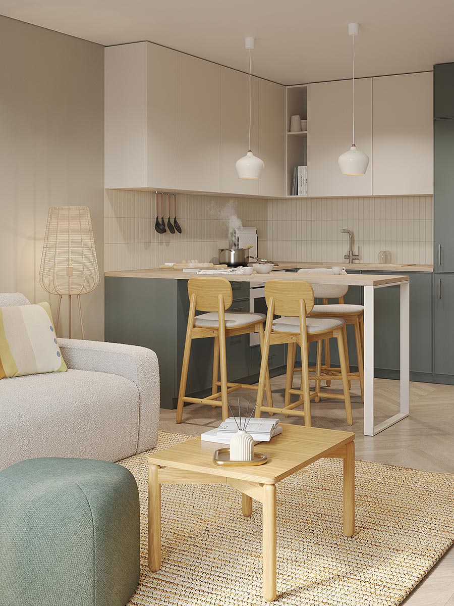 Изображение товара Подсвечник треугольный с титановым покрытием из коллекции Edge, 21х17 см