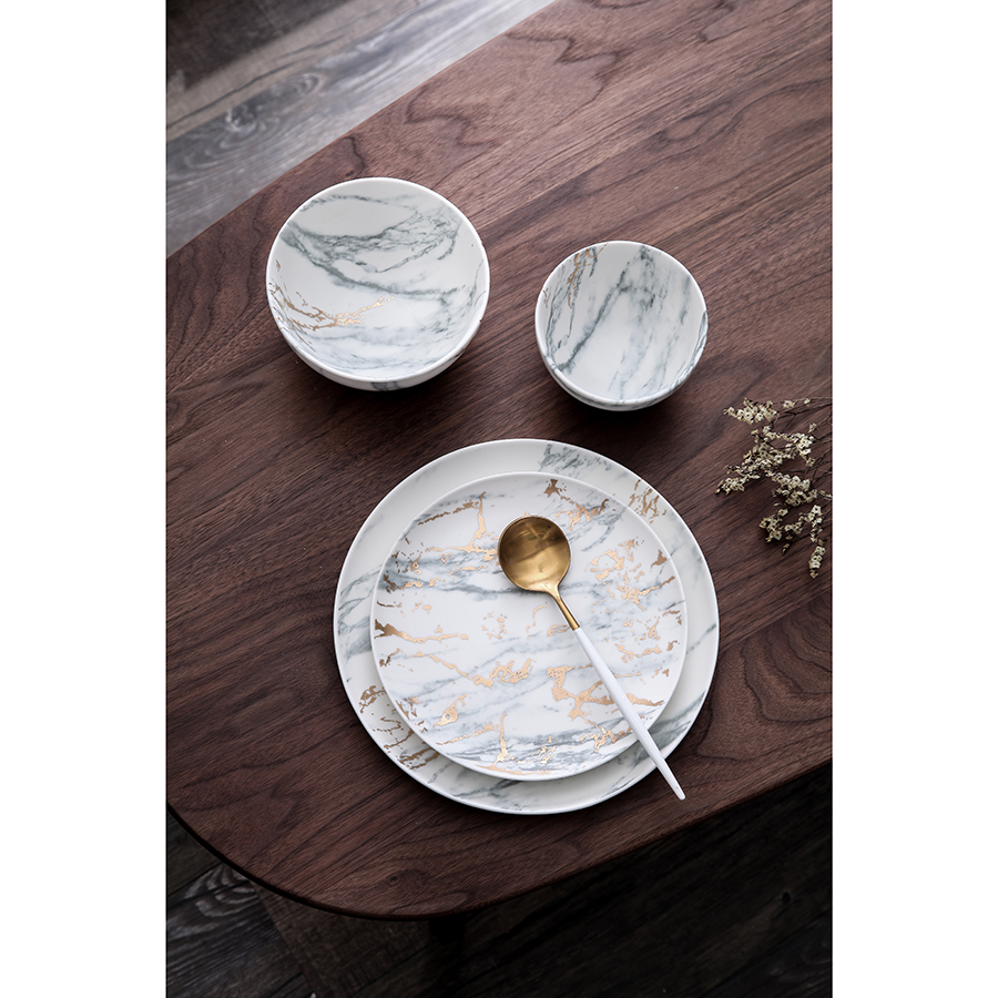 Изображение товара Набор тарелок Marble, Ø21 см, 2 шт.