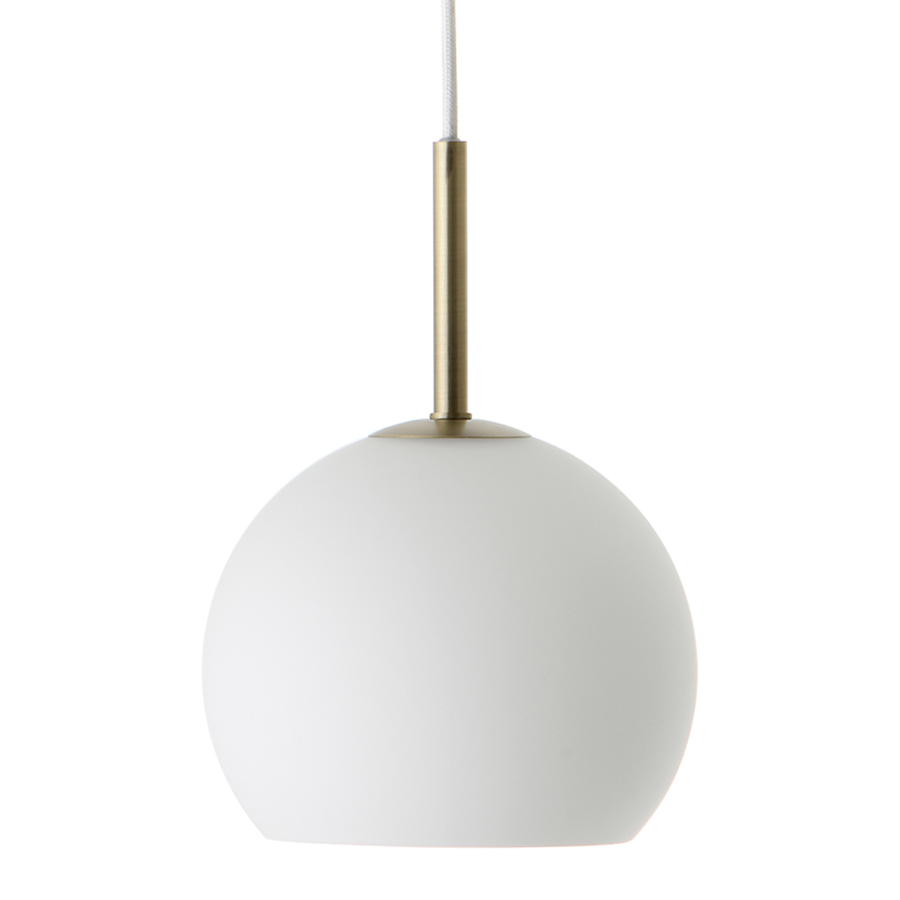 Изображение товара Лампа подвесная Ball, 15хØ18 см, белое опаловое стекло