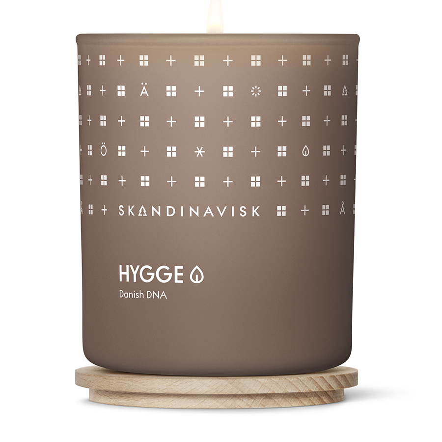 Изображение товара Свеча ароматическая HYGGE с крышкой, 200 г (новая)
