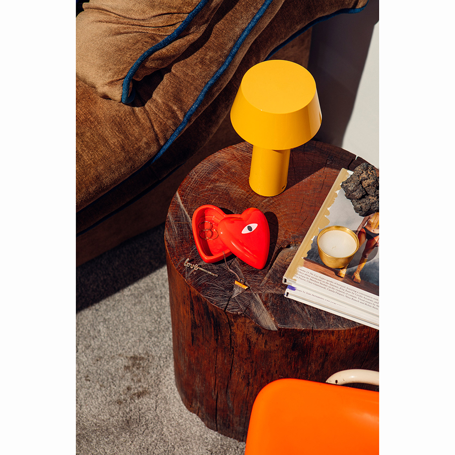 Изображение товара Шкатулка для украшений Heart, 10х10х4 см, красная
