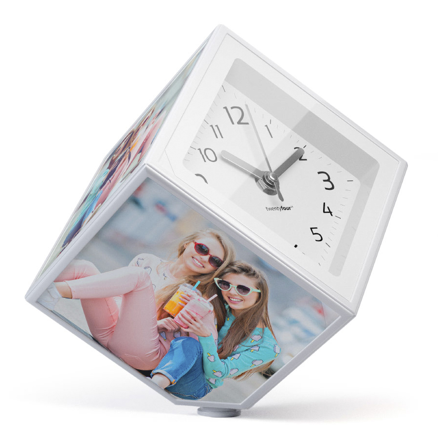 Изображение товара Держатель-часы для фотографий Photo-Clock, белый