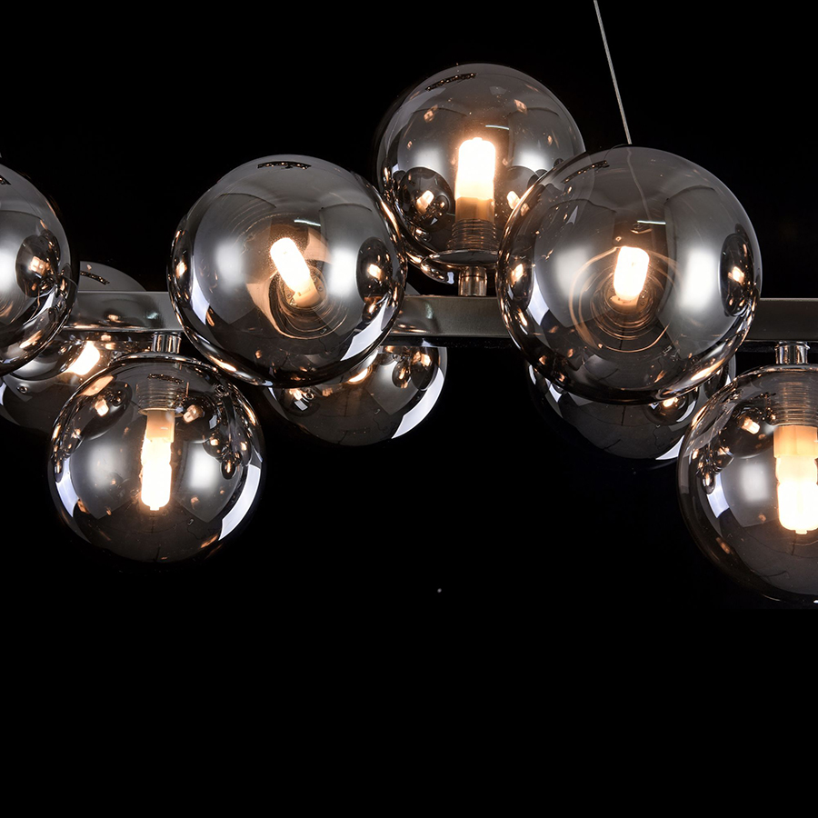 Изображение товара Светильник подвесной Modern, Dallas, 25 ламп, 23,8х123,5х22,8 см, хром