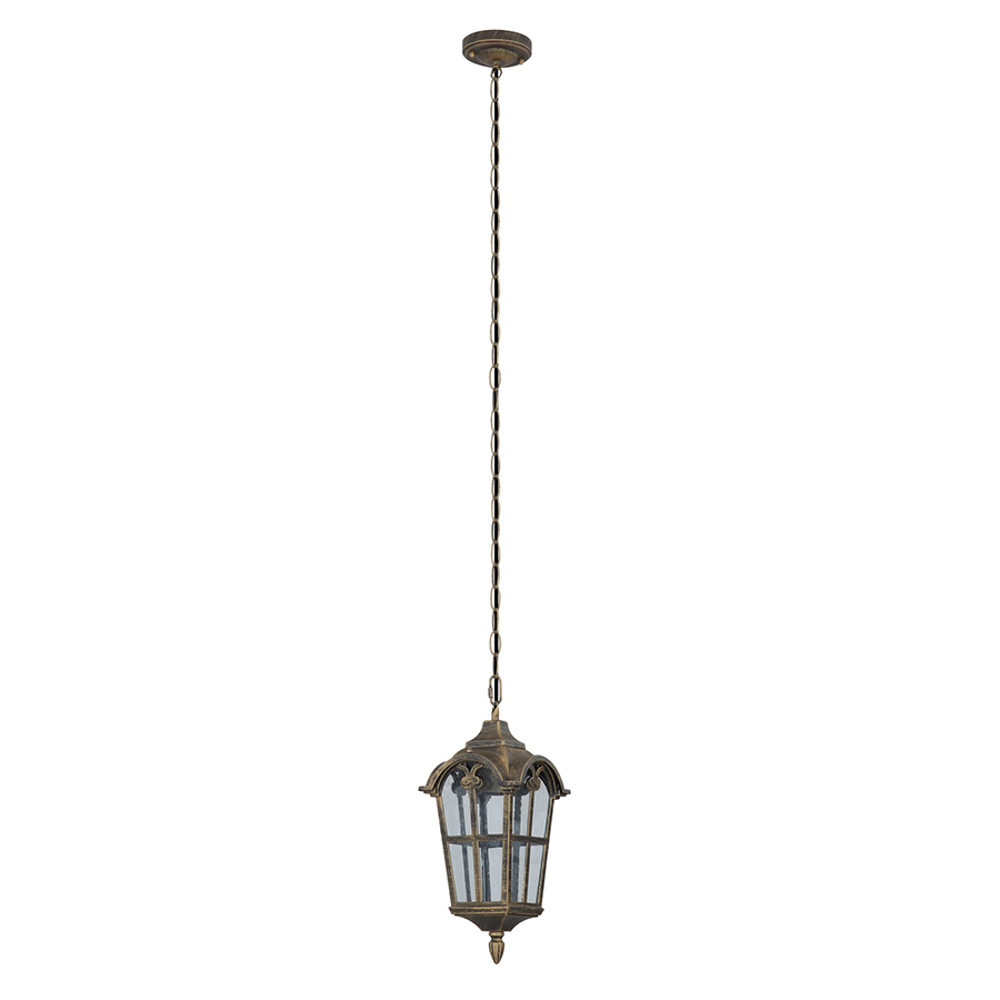 Изображение товара Светильник подвесной Outdoor, Albion, 1 лампа, 16х16х39 см, черный с золотом