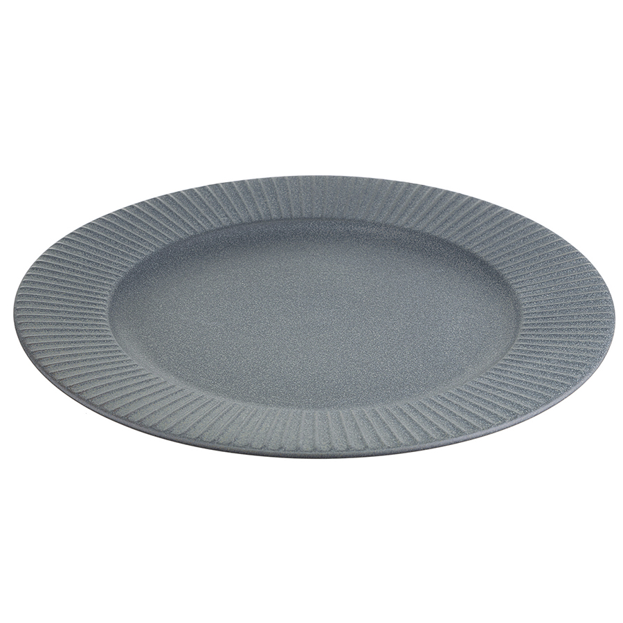 Изображение товара Набор обеденных тарелок Soft Ripples,  Ø27 см, серые, 2 шт.