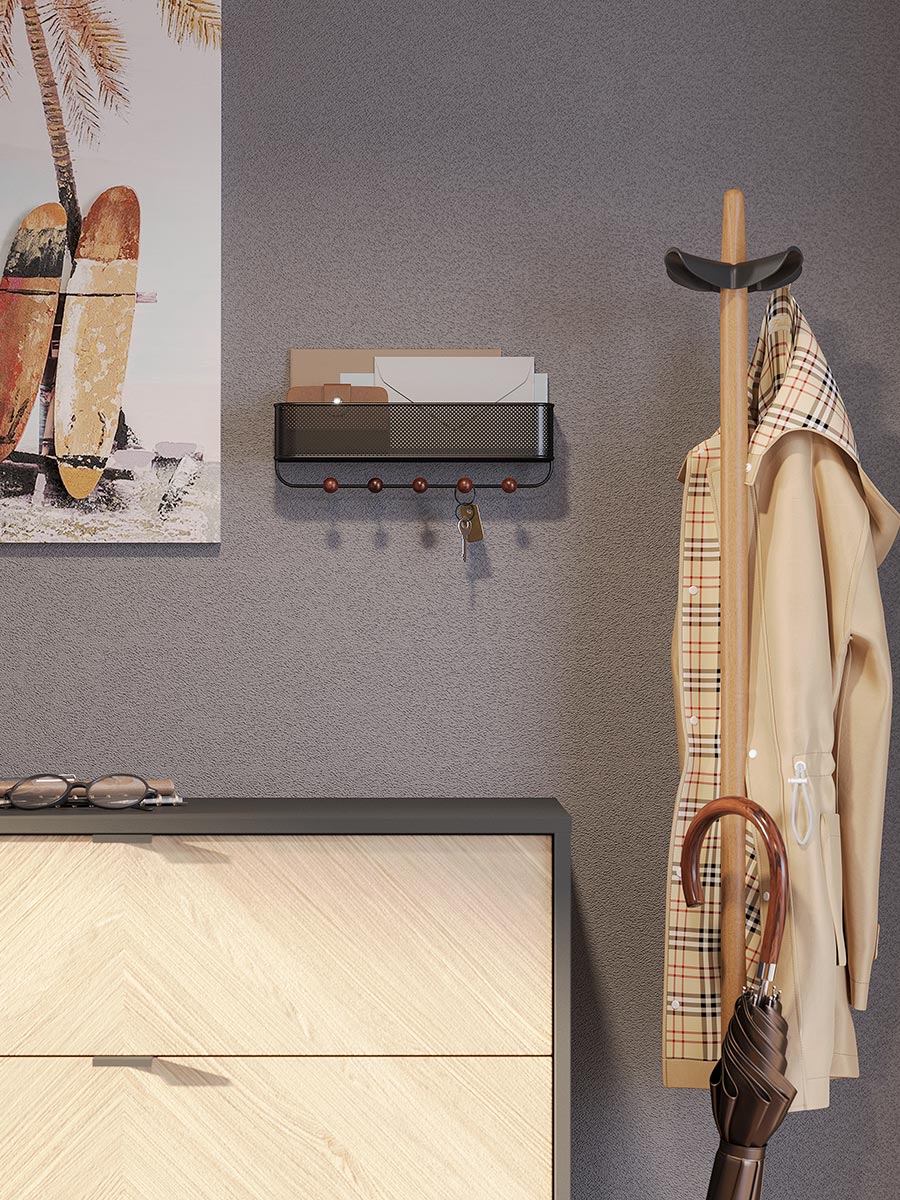 Изображение товара Вешалка подвесная Estique, черная/орех