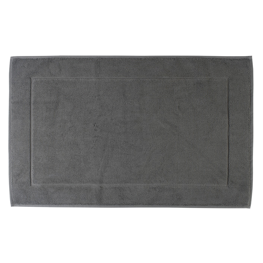 Изображение товара Коврик для ванной темно-серого цвета из коллекции Essential, 50х80 см
